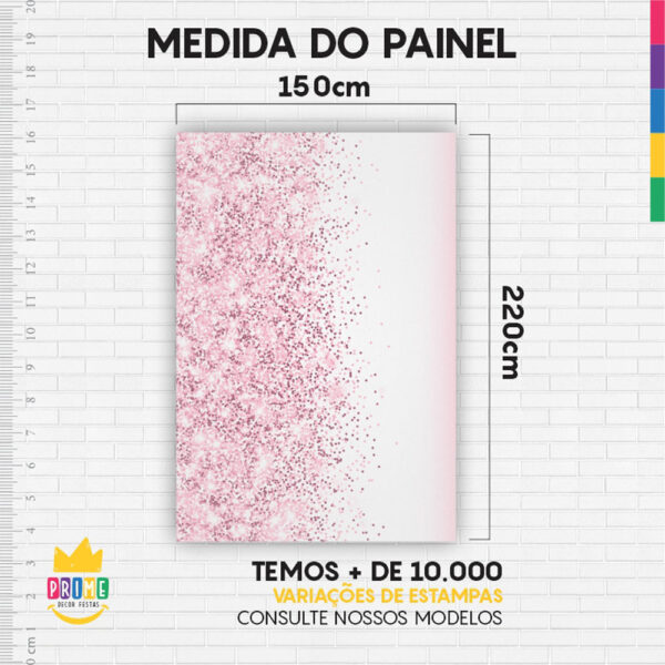 Kit Casado Meus 15 Anos Painel Redondo Trio Capas Cilindro Retangular Vertical Em Tecido - Image 6