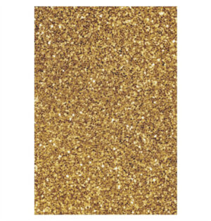 Painel de Festa Retangular 3D Glitter Dourado Casadinho 1,50m x 2,20