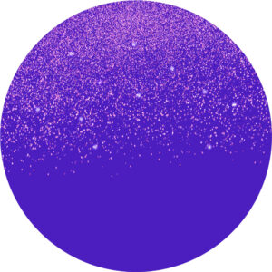 Painel Redondo 3D  Glitter Roxo Tecido Sublimado