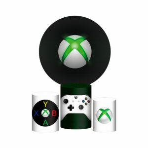 Trio Capa Cilindro + Painel Redondo 3D Xbox 1,50m Veste Fácil