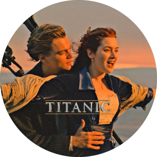 Painel Redondo 3D Titanic Tecido Sublimado