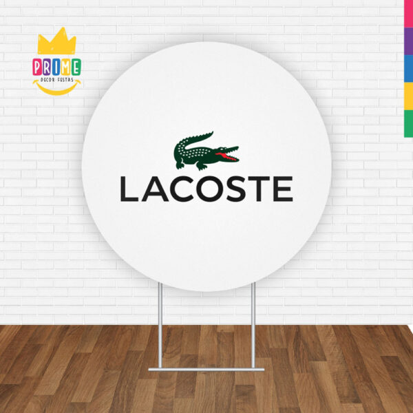 Painel Redondo 3D Lacoste Tecido Sublimado - Image 2