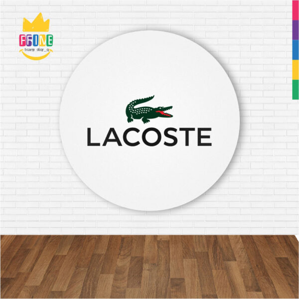Painel Redondo 3D Lacoste Abre Fácil Tecido - Image 2