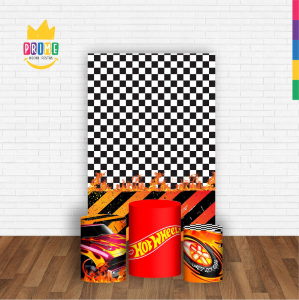 Kit Casado Hot Whells Trio Capa Cilindro Retangular Tecido - Image 2