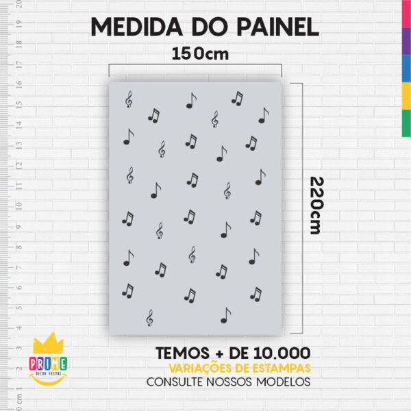 Kit Casado Retro Painel Redondo Trio Capas Cilindro Retangular Vertical Em Tecido - Image 6