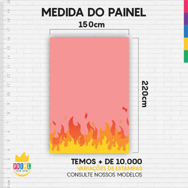 Kit Casado Rock Roll Painel Redondo Trio Capas Cilindro Retangular Vertical Em Tecido - Image 6