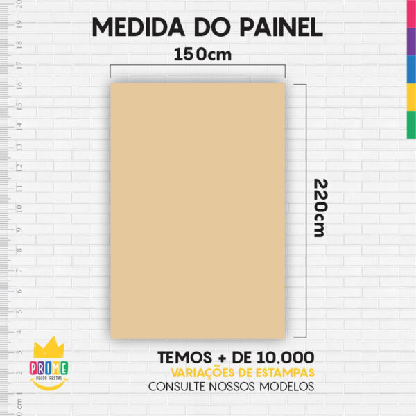 Kit Casado Churrasco Painel Redondo Trio Capas Cilindro Retangular Vertical Em Tecido - Image 5