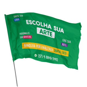 Bandeira Personalizada Dupla Face Tecido Oxford