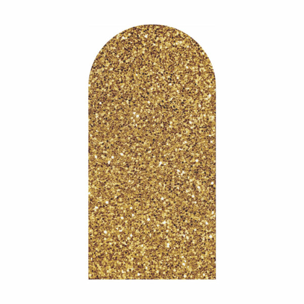 Painel De Festa Romano Decorativo Glitter Dourado