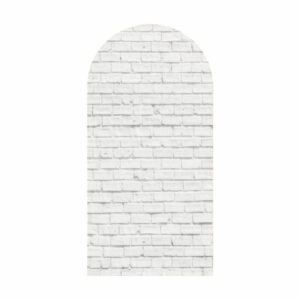 Painel De Festa Romano Decorativo Tijolo Branco