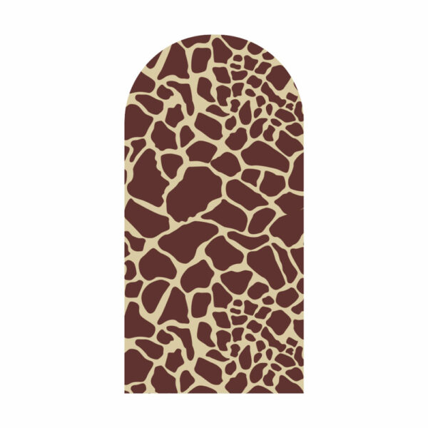 Painel De Festa Romano Decorativo Animal Print Girafa