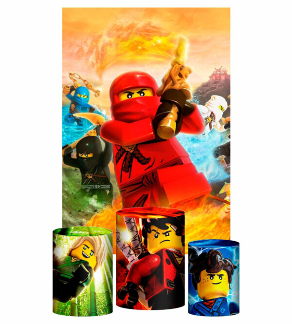 Kit Casado Ninja Go Trio Capa Cilindro Retangular Tecido