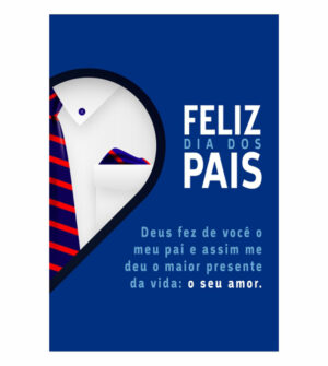 Painel de Festa Retangular 3D Dia dos Pais Casadinho 1,50m x 2,20