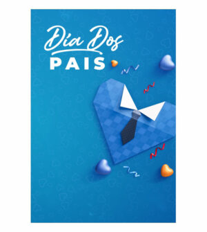 Painel de Festa Retangular 3D Dia dos Pais Casadinho 1,50m x 2,20