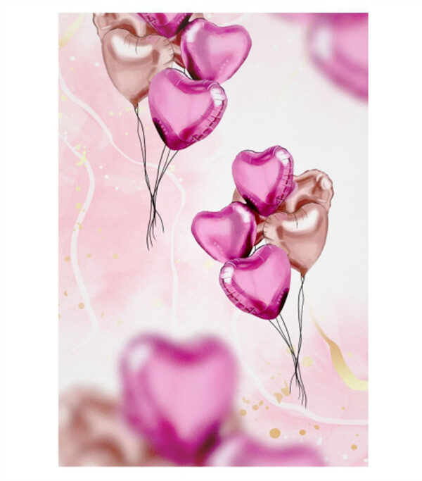 Painel de Festa Retangular 3D Feliz Aniversario Diva Casadinho 1,50m x 2,20