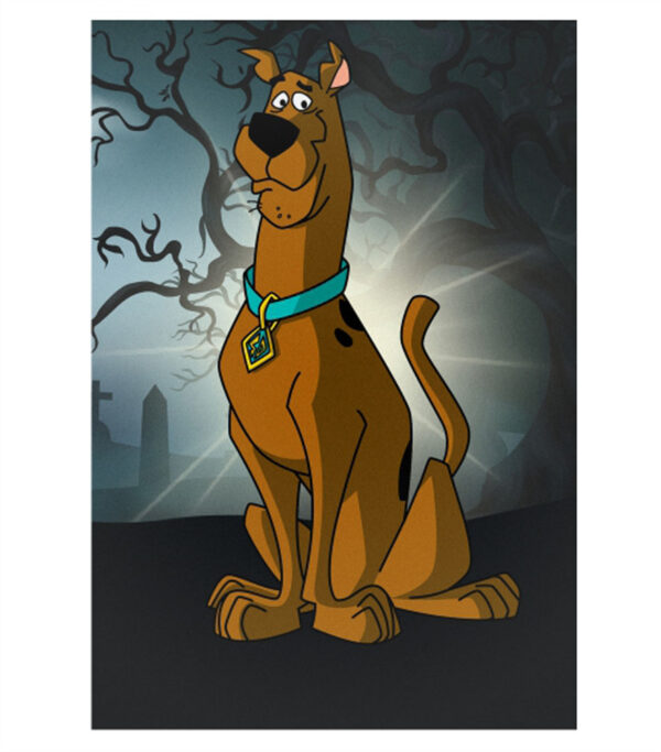 Painel de Festa Retangular 3D Scooby Doo Casadinho 1,50m x 2,20