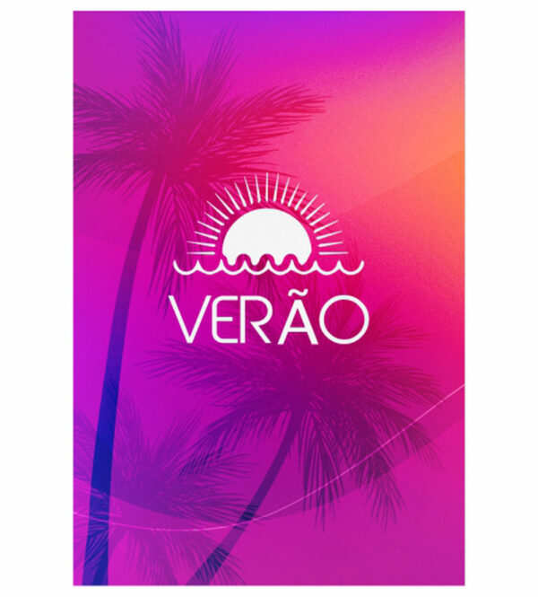Painel de Festa Retangular 3D Tardezinha Casadinho 1,50m x 2,20