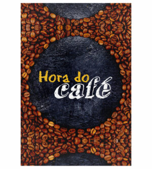 Painel de Festa Retangular 3D Café Casadinho 1,50m x 2,20