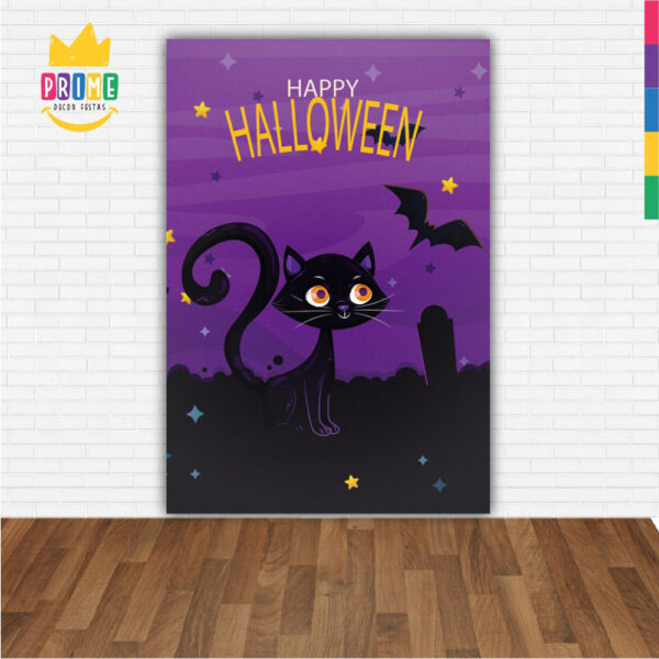 Painel de Festa Retangular 3D Halloween Casadinho 1,50m x 2,20 - Image 2