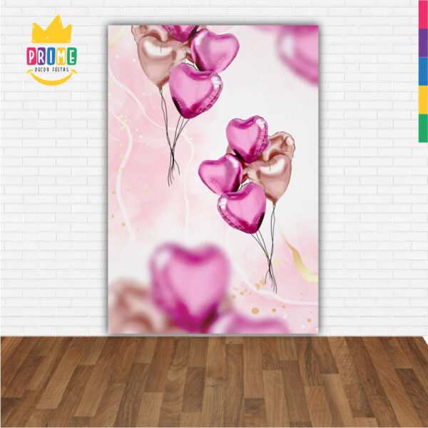 Painel de Festa Retangular 3D Feliz Aniversario Diva Casadinho 1,50m x 2,20 - Image 2