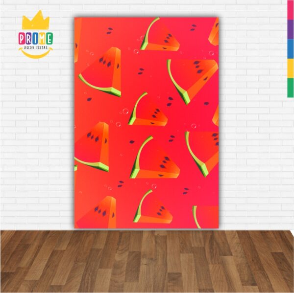 Painel de Festa Retangular 3D Frutas Casadinho 1,50m x 2,20 - Image 2