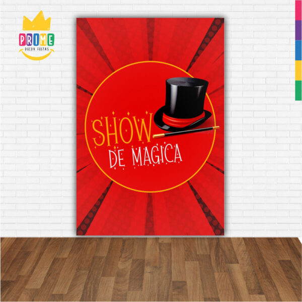 Painel de Festa Retangular 3D Magica Casadinho 1,50m x 2,20 - Image 2