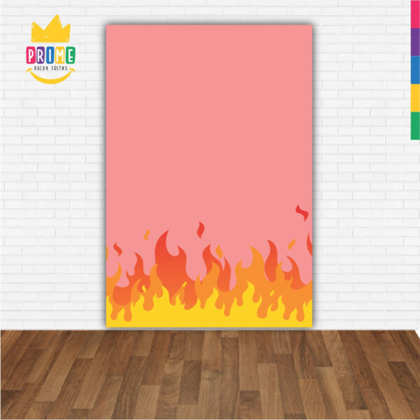 Painel de Festa Retangular 3D Rock Roll 2 Casadinho 1,50m x 2,20 - Image 2