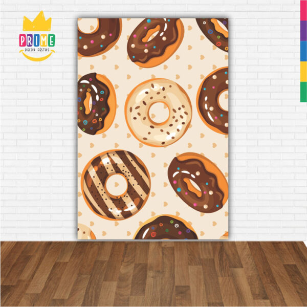 Painel de Festa Retangular 3D Doces 03 Casadinho 1,50m x 2,20 - Image 2