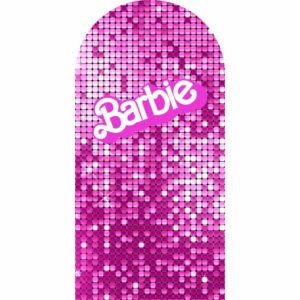 Painel de Festa Romano Decorativo Barbie 3D
