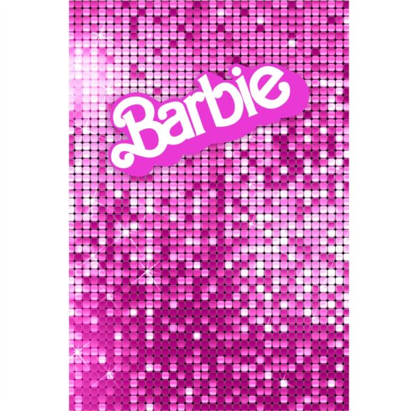 Painel Festa Barbie 3D Lateral para Casadinho 1,50m x 2,20m