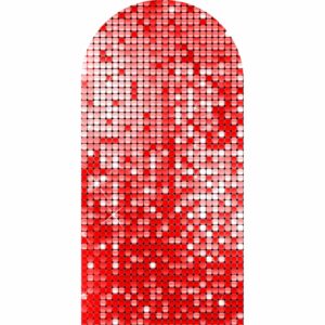 Painel De Festa Romano Decorativo Euphoria Paetê Vermelho