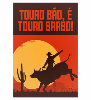Painel de Festa Retangular 3D Cowboy Casadinho 1,50m x 2,20