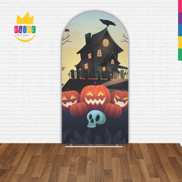 Painel De Festa Romano Decorativo Halloween - Image 2
