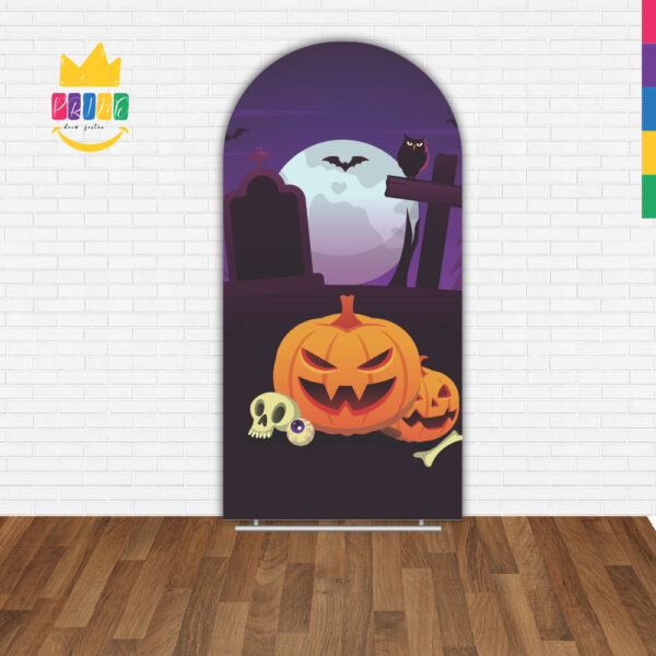 Painel De Festa Romano Decorativo Halloween - Image 2