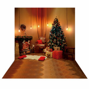 Fundo Fotográfico Cenário Natal Em Tecido 2,20M x 1,50M F145