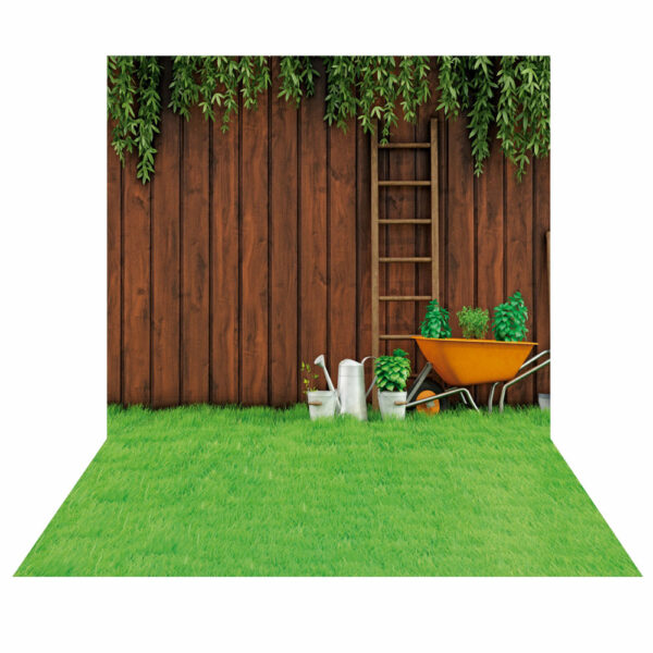 Fundo Fotográfico Cenário Jardim Tecido 2,20m x1,50m FF225