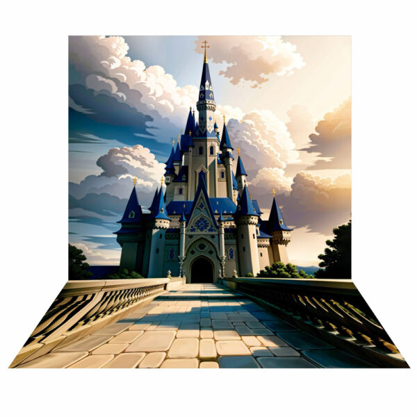 Fundo Fotográfico Cenário Castelo em Tecido 2,2m x1,5m F113