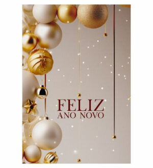 Painel de Festa Retangular 3D Ano Novo casadinho 1,50m x 2,20