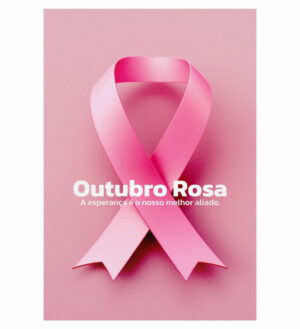 Painel de Festa Retangular 3D Outubro Rosa casadinho 1,50m x 2,20