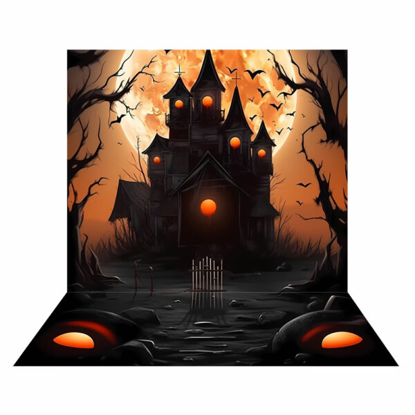 Fundo Fotográfico Cenário Halloween Tecido 2,20M x 1,50M F94