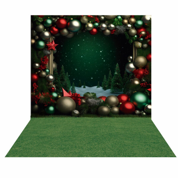 Fundo Fotográfico Cenário Natal Em Tecido 2,20M x 1,50M F126