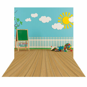 Fundo Fotográfico Cenário Escola em Tecido 2,20m x 1,50m F53
