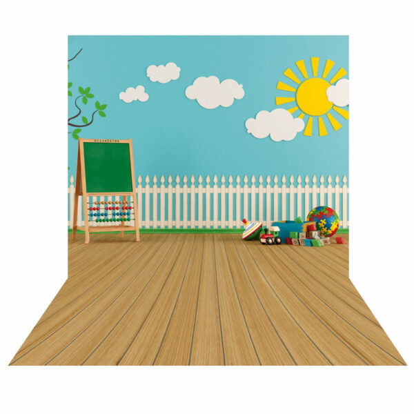 Fundo Fotográfico Cenário Escola em Tecido 2,20m x 1,50m F53