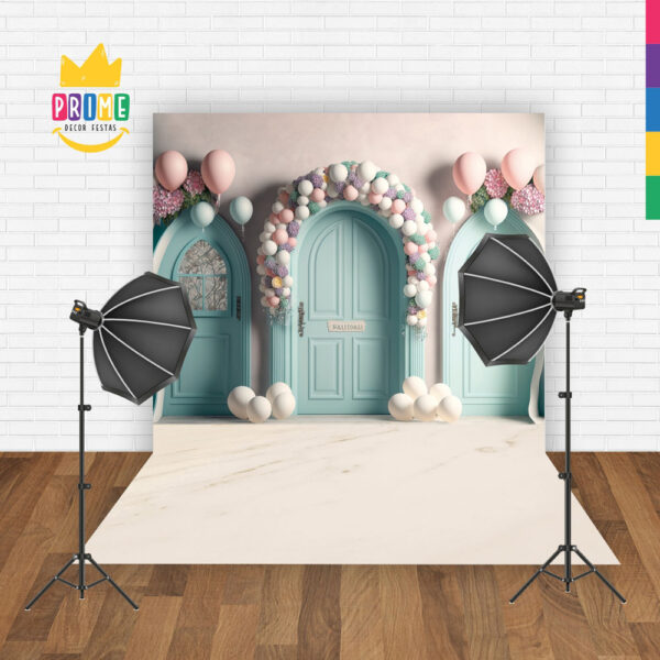Fundo Fotográfico Cenário Balão Porta Tecido 2,20mx1,50m F85 - Image 3