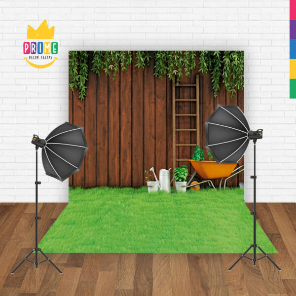 Fundo Fotográfico Cenário Jardim Tecido 2,20m x1,50m FF225 - Image 2