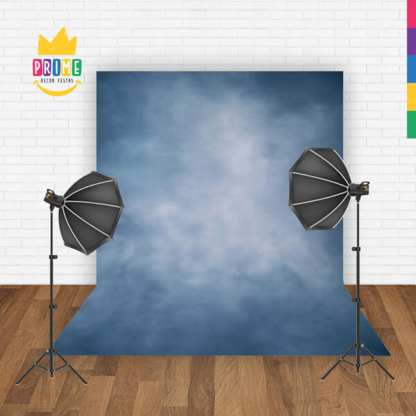 Fundo Fotográfico Cenário Liso Azul Tecido 2,2m x1,5m FF217 - Image 2