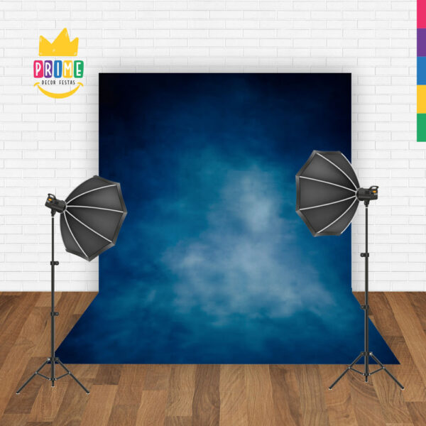 Fundo Fotográfico Cenário Liso Azul Tecido 2,2m x1,5m FF216 - Image 2
