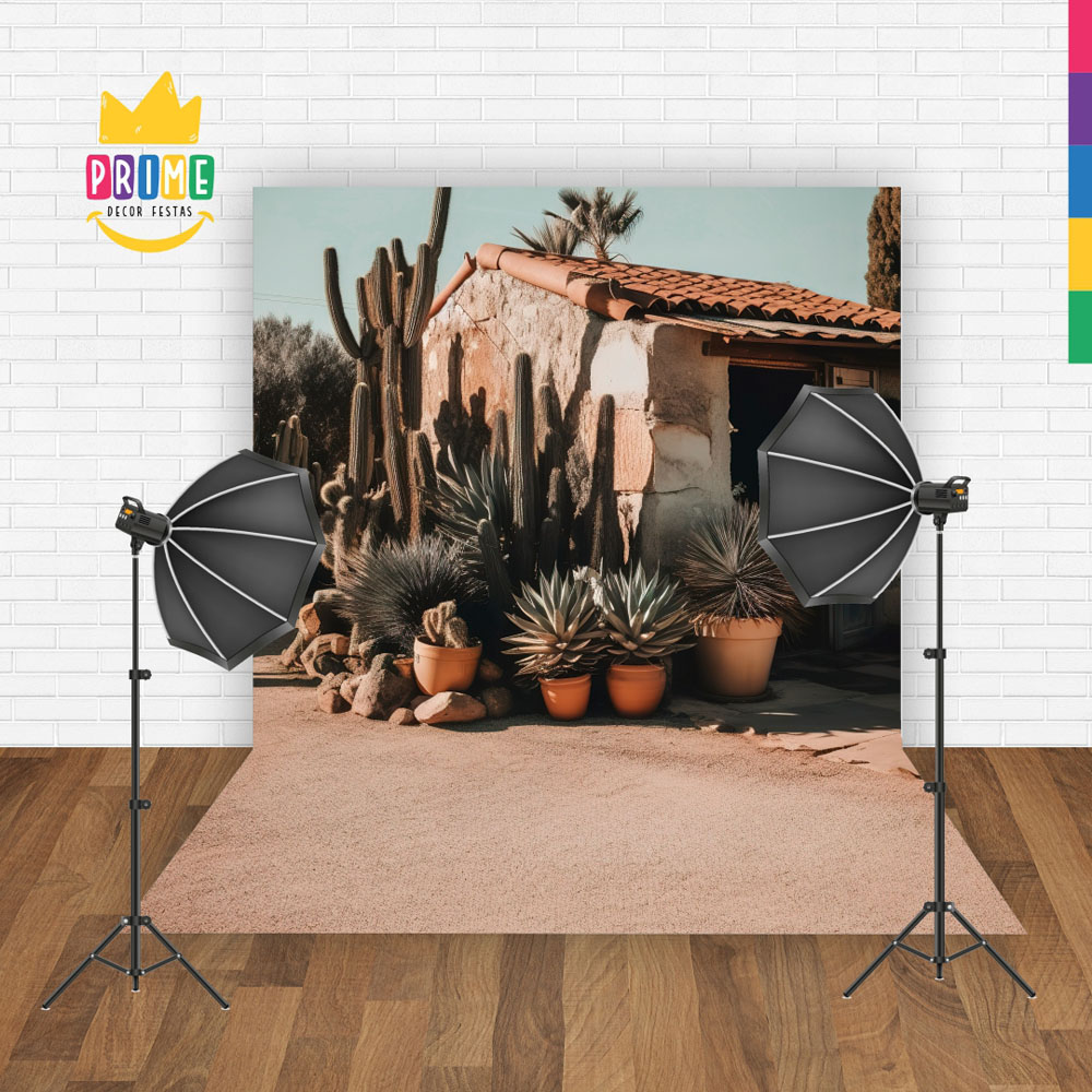 Fundo Fotográfico Cenário Faroeste em Tecido 2,2m x1,5m F181 - Imagem 2