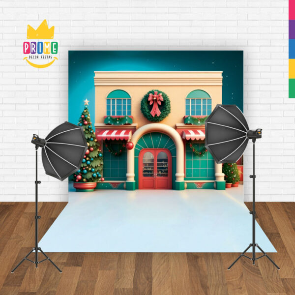 Fundo Fotográfico Cenário Natal em Tecido 2,2m x1,5m F139 - Image 2
