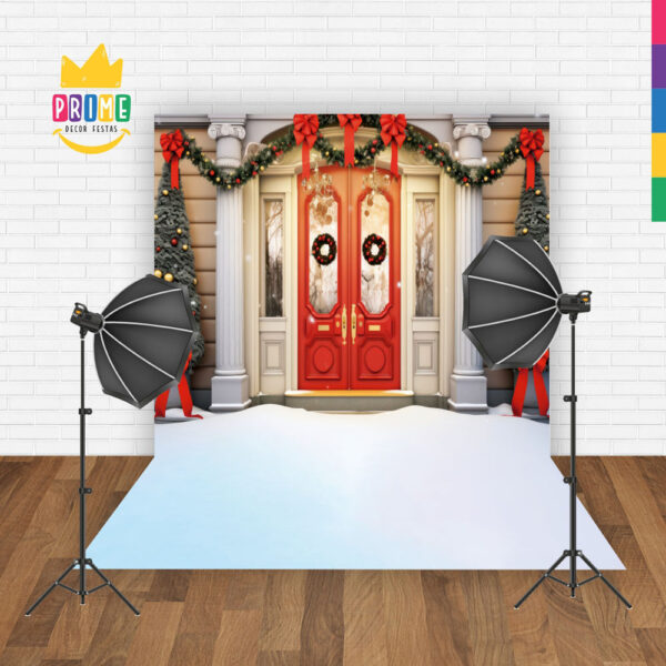 Fundo Fotográfico Cenário Natal em Tecido 2,20m x1,50m F142 - Image 2